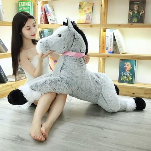 1pc 90cm/120cm Kawaii Unicorn Plush Toys Giant Stuffed Animal Horse Toys for Children Soft Doll Home Decor Lover Birthday Gift