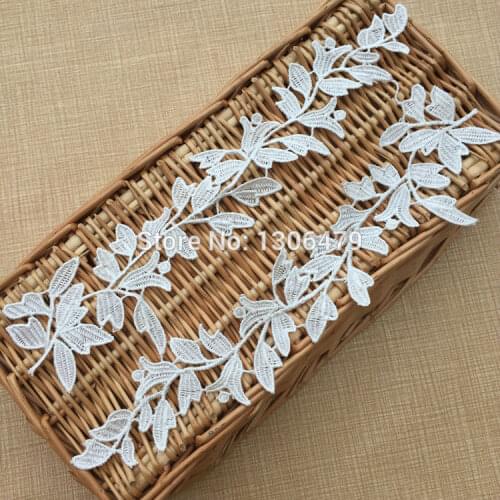 10pcs/5Pair New Design Lace Wedding Dress Veil Applique Bridal Headdress Collar Lace Fabric Patch Handmade DIY Accessories RS665