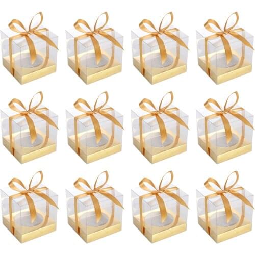 Kraft Paper Cookie CupCake Box With PVC Window Paper Carton Cardboard Gift Box Packaging Containers supplier