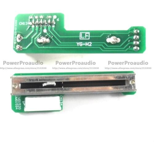 2PCS Ch3, Ch4 or Master Channel Fader Assembly Pioneer DJM 600 DWG1520,1523, DWG1524, DWG1597 DWG1598)
