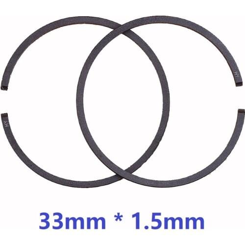 2pcs/lot 33mm * 1.5mm for Mitsubishi TU26 TB26 TL26 Shindaiwa T242 C242 engine trimmer edger brush cutter replacement