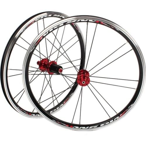 20inch RT *1-3/8 V /Disc Brake BXM Folding Bike Front 2 Rear 5 Bearing Ultra Smooth Light 451/406 Wheel Wheels Rim