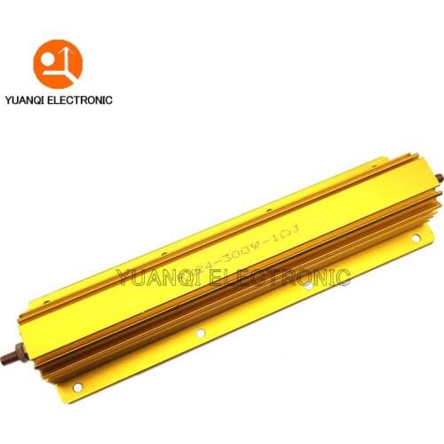 300W Aluminum Power Metal Shell Case Wirewound Resistor 0.1R ~ 100R 0.1 0.5 1 2 2.5 3 4 5 6 8 10 20 50 100 ohm