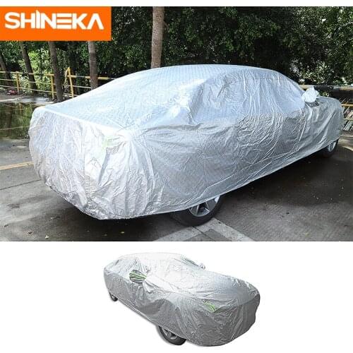 SHINEKA Car Covers For Dodge Charger Car Body Dustproof Waterproof Sun UV Protection Shield Accessories For Dodge Charger 2015