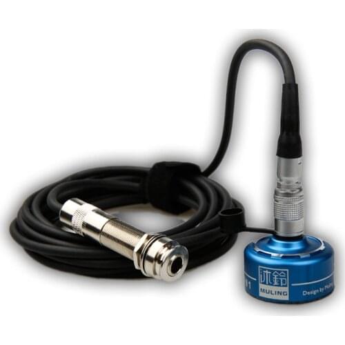 Split professional HANDPAN noise reduction pickup Detachable HandPan Cable Case Portable alloy shell handpan pick up