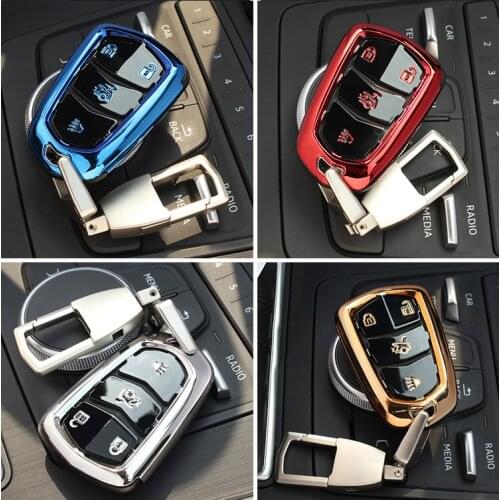 Car Key Cover Full Case Shell For Cadillac ESV Escalade CTS XTS SRX ATS CT5 CT6 XT4 XT5 XT6 ATSL l2018 2019 2020 Accessories