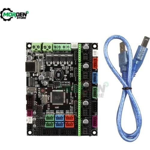 3D Printer Part MKS GEN L V1.0 Mainboard Control Board Compatible Ramps1.4/Mega2560 R3 for A4988/8825/TMC2208/TMC2100 Driver