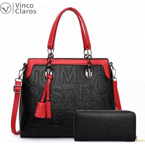 Designer Leather Handbags High Quality Letter Printing Large Shoulder Bag Sac A Main Femme De Marque Luxe Cuir 2021 Hand Bag Sac