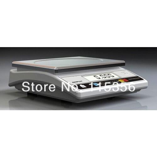 EMS free shipping precision industrial counting balance 30KG x 0.1g APTW419WA RS232 Print electronic platform kitchen scale