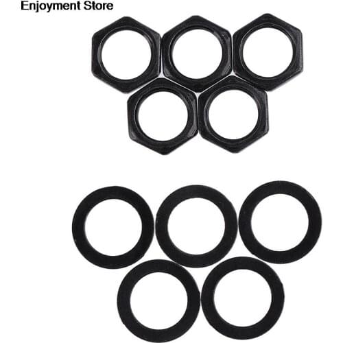 Iron Jack Socket Connector Nuts with Washers Set for Electric Guitar Bass Parts hot sale