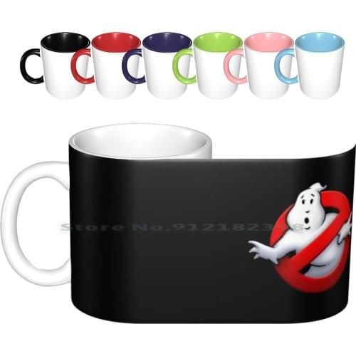 Ghostbusters Ceramic Mugs Coffee Cups Milk Tea Mug Ghostbusters Ghosts Cinema Famous Logo Movie Original Creative Trending
