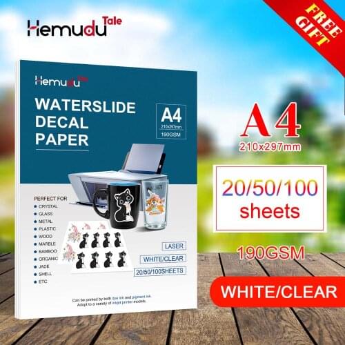 Inkjet Waterslide Decal Paper Water Transfer Paper For Mug, baseball bat,plate