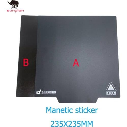 Creality 3D Ender-3 Magnetic Build Surface Plate Sticker Pads Ultra-Flexible Removable 3D Printer Heated Bed Cover 235*235mm