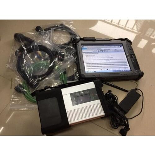 Mb Sd Connect Compact 5 Super Star Ssd 20201 Newest Software with Laptop Tablet Xplore ix104 i7 4g Diagnosis for 12v 24v