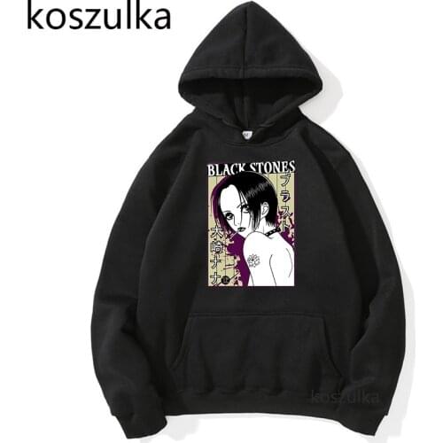 Nana Anime Hoodies Men Japanese Anime Pullovers Sweatshirt Nana Osaki Hoodie Harajuku Printing Oversized Casual Male Sudaderas