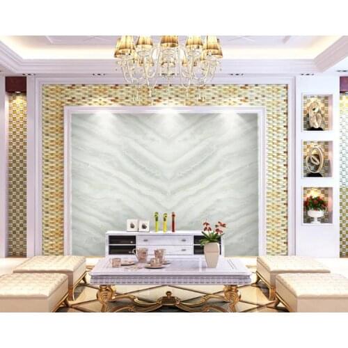 Custom Size 3D Mural Wallpapers European style simple and atmospheric marble parquet Home Decor Wall Paper Mural