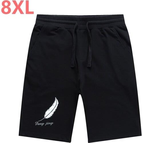 New 8XL 7XL Big Size short Pants Summer men Mens thin pants Men clothes Plus size 7XL 8XL