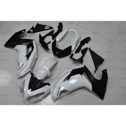 For Kawasaki ER-6F 2012 - 2016 Fairing NINJA 650R 16 Plastic Fairings ER-6F 2012 White Black Fairings
