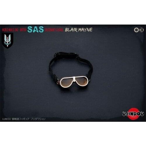 1/6th WWII 1942 Model UD9003 British Colonel Mayne Royal Air Service Regiment Windshield Glasses Model For 12inch Doll Action