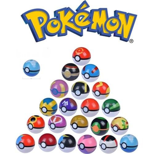 20 StylesOf Pokemon 6.8 Cm Pokémon Poke Ball And 2-3 Cm Animation Movable Character Toy Children Bedroom Decoration BirthdayGift