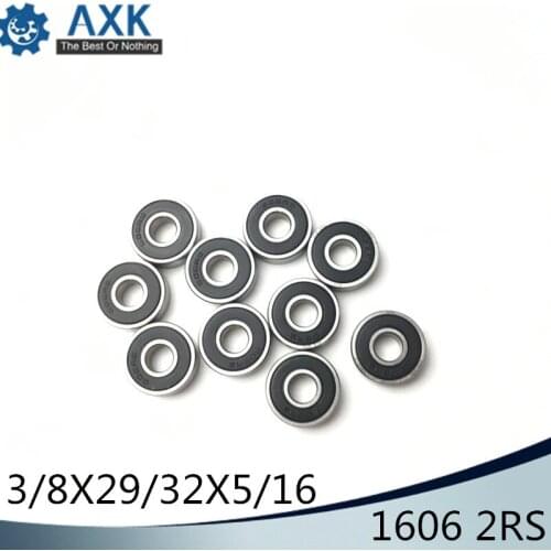 1606 2RS 1607RS 1614RS 1615RS 1616RS 1620RS ABEC-1 (10PCS) 3/8"x29/32"x5/16" inch Miniature Ball Bearings