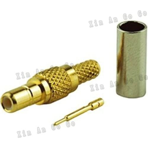 SSMB male crimp RF connector SSMB male crimp Plug for RG316 RG174 LMR100 coaxial cable fast ship