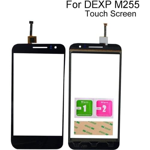 5.5'' Touch Screen Glass For Dexp Ixion M255 Touch Screen Glass Digitizer Panel Lens Sensor Glass Tools Wipes