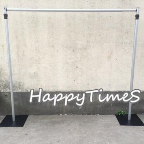 Wedding&Banquet Decoration 3M High 3M Wide Aluminum Pipe&Base Wedding Backdrop Stand Sturdy And Durable
