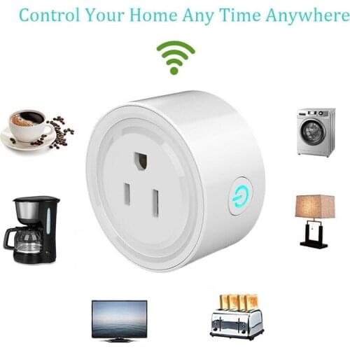 1x Wifi Smart Plug Remote Control Outlet Socket Works with Alexa&Google Home