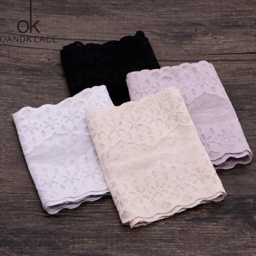 3 yard Spandex Lace Elastic Crafts Sewing Ribbon Stretch Lace Trimming Fabric Knitting Material DIY Garment Accessories