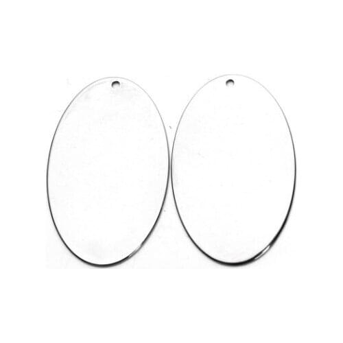 5pcs/lot 39*25mm Oval Connector Metal Alloy Pendant For DIY bracelet Jewelry Making fg3s