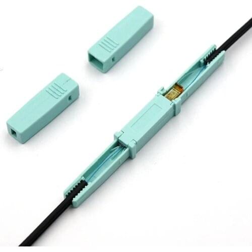 Free Shipping 50, 100PCS/Lot FTTH Single-Mode Fiber Optic Quick Connector FTTH SM Optic Fast Connector