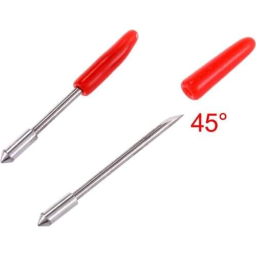 YYSD CB09 CB09U Graphtec Blade Holder Base with 10pcs Graphtec Blade Vinyl Cutter Plotter Cutting Blades 45/ 60 Degree