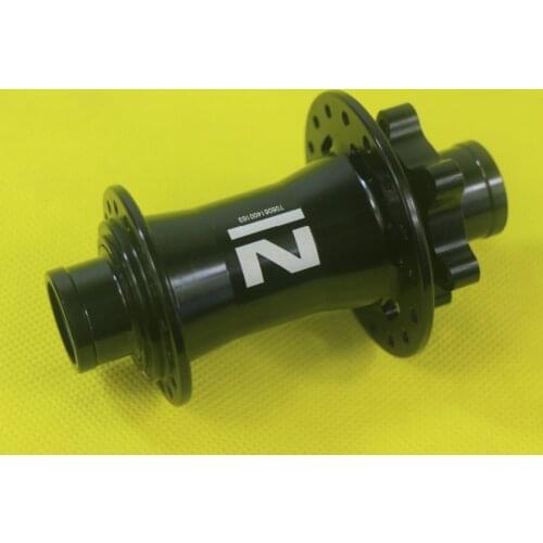 Novatec DH61SB MTB DH disc front hub 32 or 36 holes black DownHill bicycle 110mm x M20 20mm thru axle DH41 upgrading version