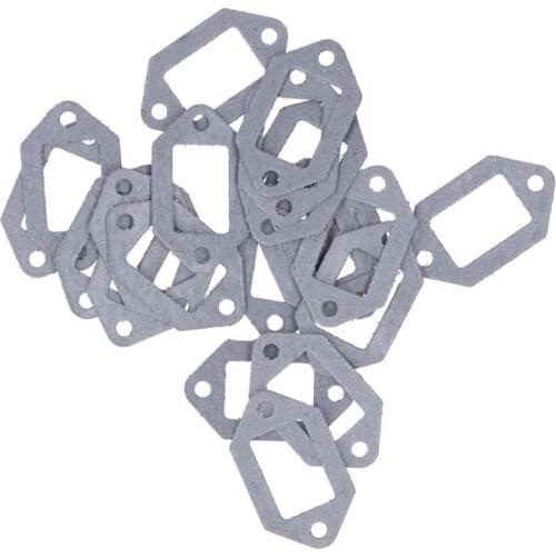 Muffler Shim Performance Material 5.5x3.3CM Wear Resistant Graphite Muffler Washer Chainsaw Accessory for Stihl MS460 MS650