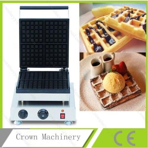 Square Waffle maker commercial ;Big square shape size Waffle machine