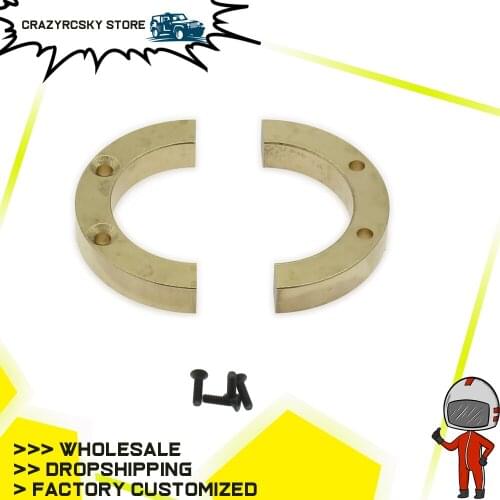 Brass Additional Weight For T8630 The Counterweight Balance Weight Knuckle Axle For Rc trx4 Car 1/10 Traxxas Trx4 Land Rover
