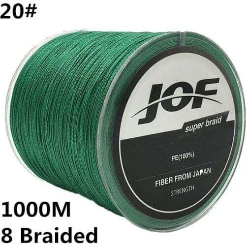 20# 1000m 8 Braided 100% PE Fishing Line 0.9MM 200LBS 90KG Super Strong 8 Strands Rope Cord Wire Multifilament Fishing wire #C0