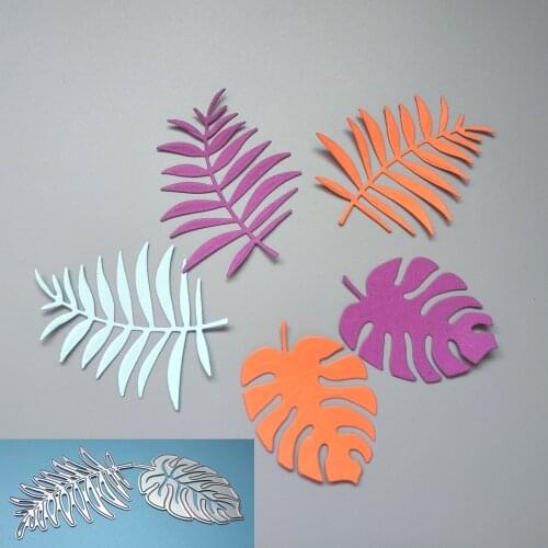 Metal hibiscus cutting dies, scrapbook paper drill, leaf and grass picture album, flower, photo album, relief template, 2