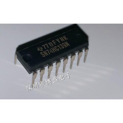Xinyuan 10PCS/LOT SN74HC139N DIP16 SN74HC139 DIP 74HC139N 74HC139 DIP-16 new and original IC