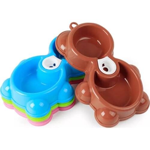 HOOQICT Non-Slip Bowl for Cat Feeder Drinker for Dog Dual Purpose Bowl for Pet Food Bowl Cats Pet Products Feeding Supplies