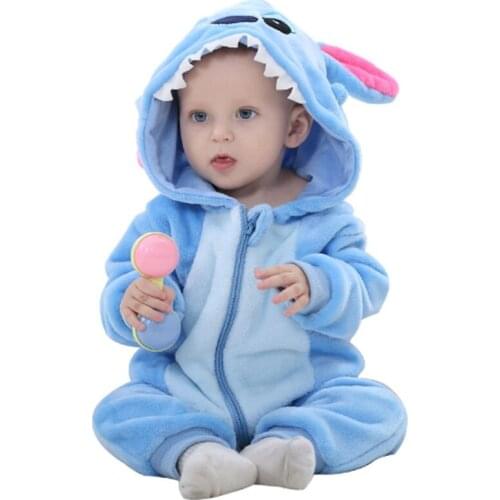 Newborn Baby Boy Clothes Cotton Flannel Romper Lining Quilted Girl Jumpsuit Cartoon Animal Winter Rompers Infant Clothing Set