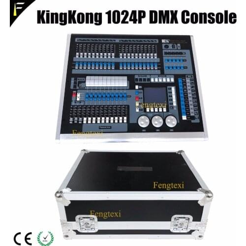 Original KingKong Creator Controller 1024P DMX512 With Flight Case English Manual Operation 1024Plus Creator Console fr Big Show