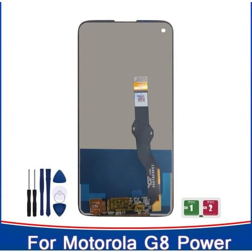 Original 6.4" LCD For Motorola Moto G8 Power Lcd Screen Display Touch Glass Digitizer Assembly G8Power XT-2041-1 LCD + Tools