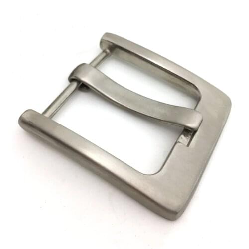 40mm Single wide Prong Square Belt Buckle Stainless Steel replacement buckle Fits any belt 1 1/2" (38 mm) DIY leather craft belt