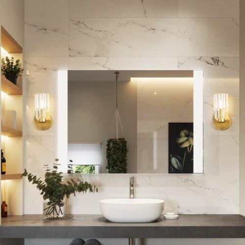 Nordic Minimalism Glass Globe Lustre E27 Led Wall Lamp Corridor Retro Led Wall Scones Black / Gold Metal Luminaires Lighting