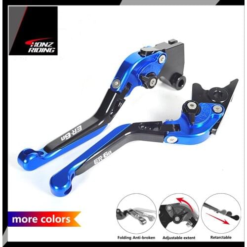 For Kawasaki ER-6N ER6N ER-6F Ninja 650R 2006-2008 Motorcycle Foldable Brake Clutch Lever
