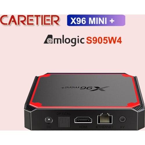 NEW X96 Mini Plus 2GB 16GB Android 9.0 Smart TV Box Amlogic S905W4 Quad Core 2.4G 5G WiFi 4K Set Top Box 1GB 8GB 20pcs/lot