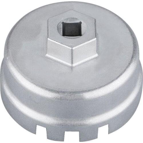 Universal 14 Flutes Oil Filter Wrench Cap Housing Tool Remover for Toyota 4 Cylinder (1800CC - 2000CC) 2009-2015 Corolla