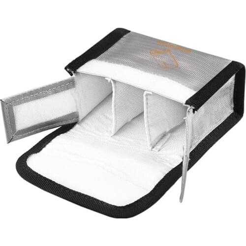 Battery Explosion-Proof Bags Lithium Battery Safety Protection Storage Bag for DJI FPV Glasses High-Quality Fireproof